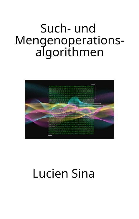 Produktbild: Such- und Mengenoperationsalgorithmen