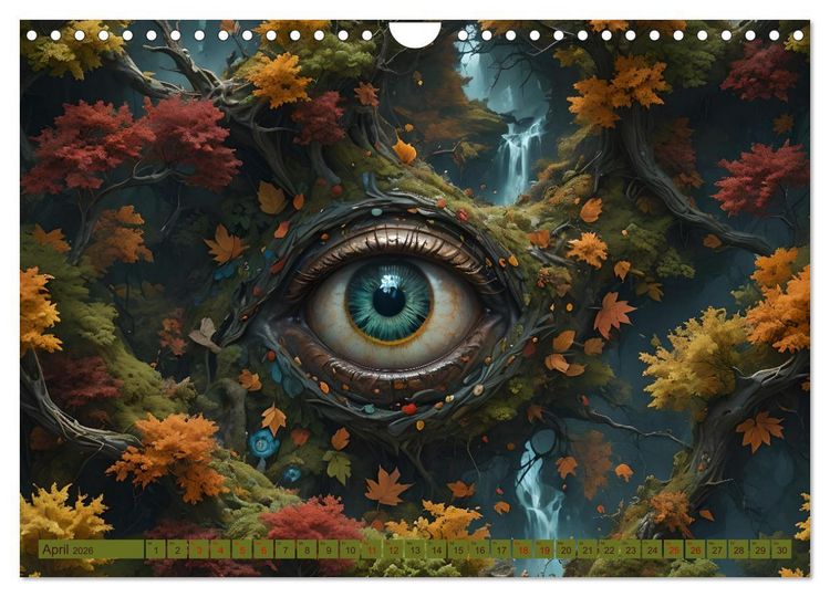 Produktbild: Magische Augen (Wandkalender 2026 DIN A4 quer), CALVENDO Monatskalender
