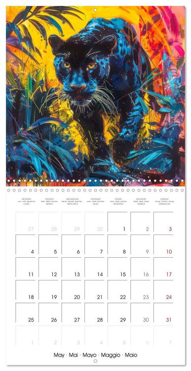 Produktbild: Animals - Jungle life (Wall Calendar 2026 12 &times; 12 Inch) CALVENDO 12 Month Wall Calendar