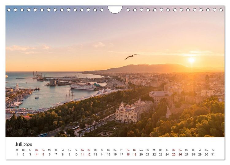 Produktbild: Spanien - einzigartige Motive (Wandkalender 2026 DIN A4 quer), CALVENDO Monatskalender