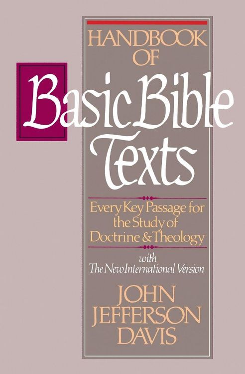 Produktbild: An Handbook of Basic Bible Texts