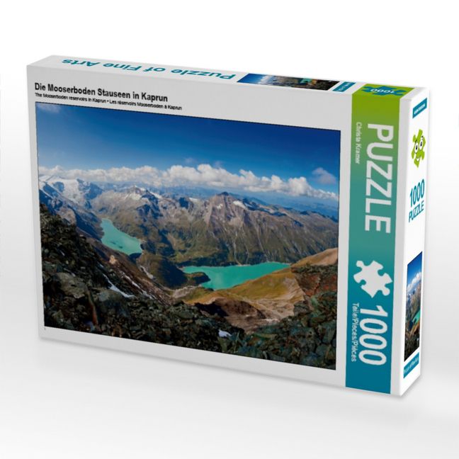 Produktbild: CALVENDO Puzzle Die Mooserboden Stauseen in Kaprun | 1000 Teile Lege-Gr&ouml;&szlig;e 64x48cm Foto-Puzzle f&uuml;r gl&uuml;ckliche Stunden