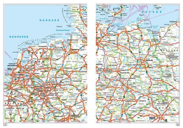 Produktbild: Falk Stra&szlig;enatlas 2026/2027 Deutschland, Schweiz, &Ouml;sterreich 1:300.000