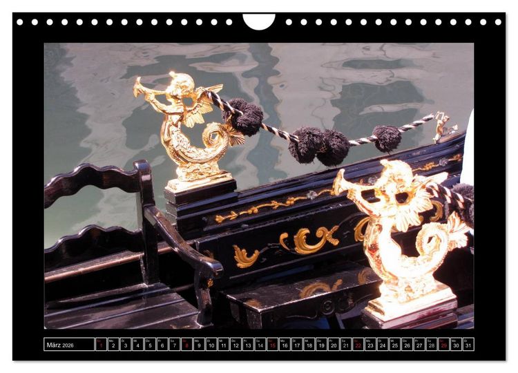 Produktbild: Romantisches Fernweh - Venedig (Wandkalender 2026 DIN A4 quer), CALVENDO Monatskalender