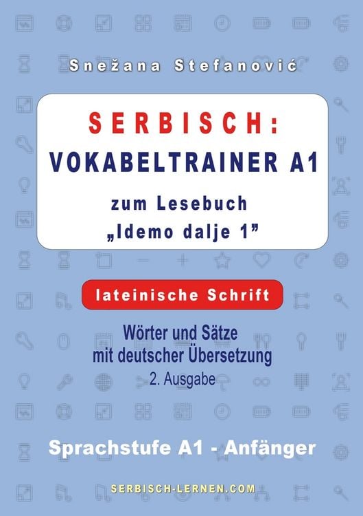 Produktbild: Serbisch: Vokabeltrainer A1 zum Buch "Idemo dalje 1" - lateinische Schrift
