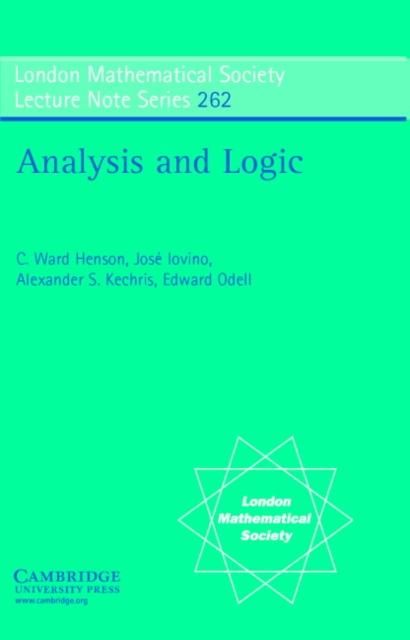 Produktbild: Analysis and Logic