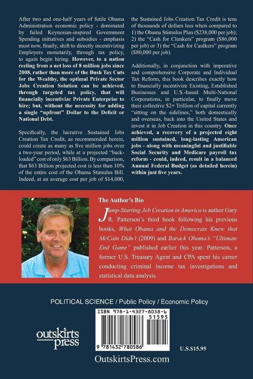 Produktbild: Jump-Starting Real Job Creation in America; At No Increase to the National Debt While Achieving a Balanced Annual Federal Budget Within Five Years