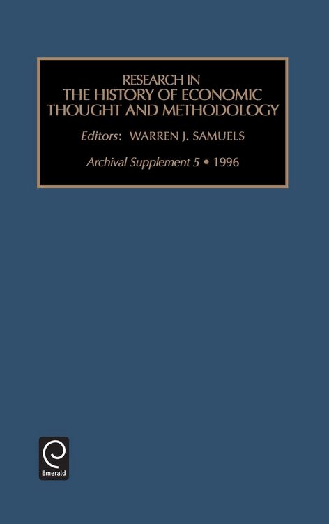 Produktbild: Research in the History of Economic Thought and Methodology