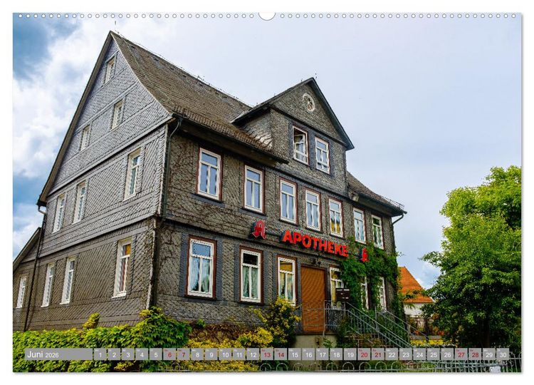 Produktbild: Ein Blick auf Herbstein (hochwertiger Premium Wandkalender 2026 DIN A2 quer), Kunstdruck in Hochglanz