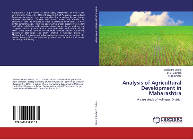 Produktbild: Analysis of Agricultural Development in Maharashtra