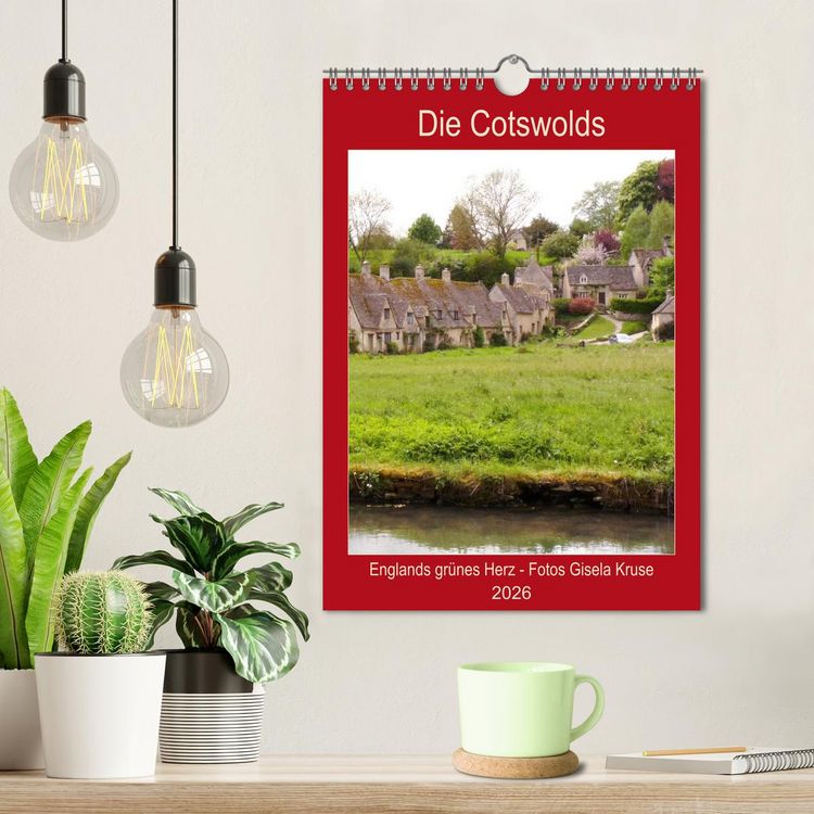 Produktbild: Die Cotswolds Englands gr&uuml;nes Herz (Wandkalender 2026 DIN A4 hoch), CALVENDO Monatskalender