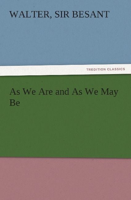 Produktbild: As We Are and As We May Be