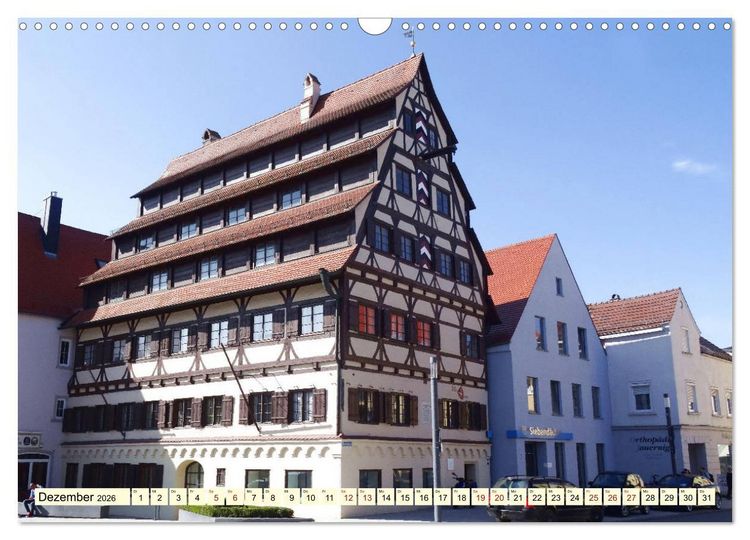 Produktbild: Unterwegs in Memmingen (Wandkalender 2026 DIN A3 quer), CALVENDO Monatskalender