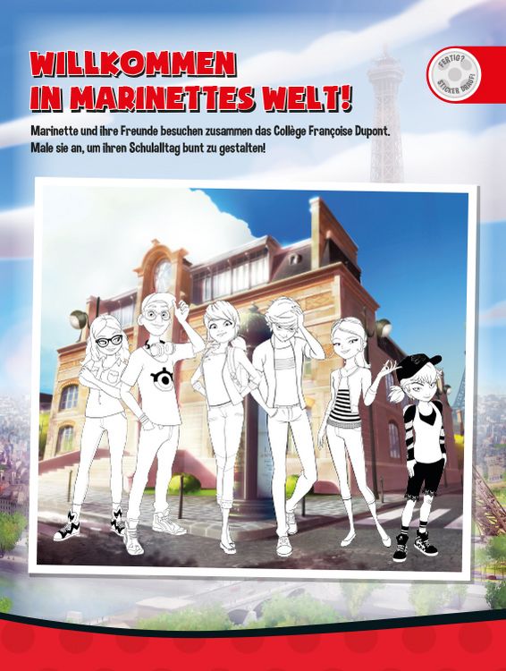 Produktbild: Miraculous: 1001 Sticker: Stickern &ndash; R&auml;tseln &ndash; Ausmalen