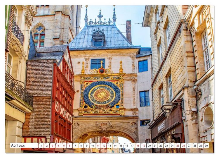 Produktbild: Rouen - ein traumhaftes Reiseziel (Wandkalender 2026 DIN A3 quer), CALVENDO Monatskalender