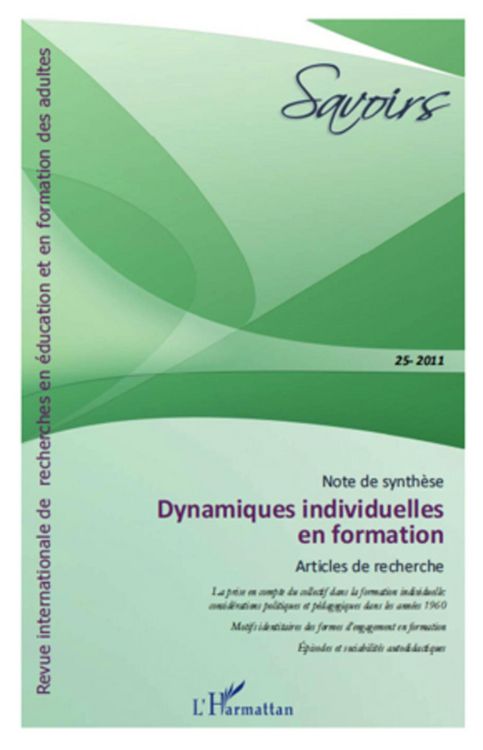 Produktbild: Dynamiques individuelles en formation