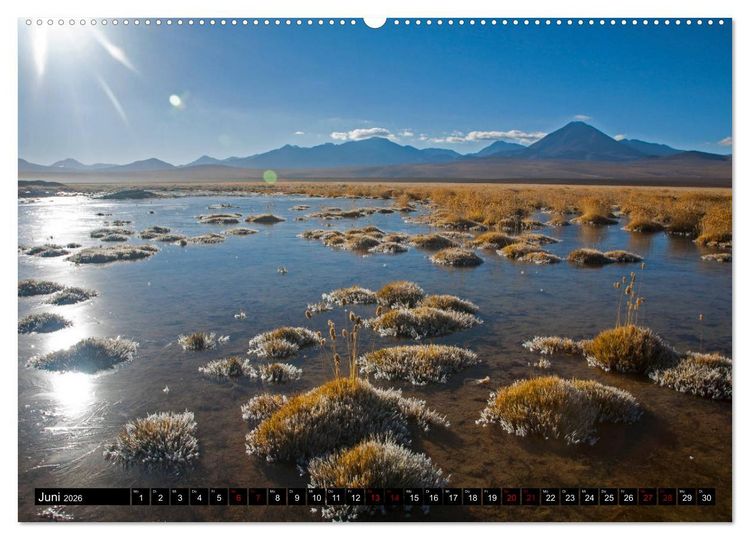 Produktbild: Blickpunkte der Anden (hochwertiger Premium Wandkalender 2026 DIN A2 quer), Kunstdruck in Hochglanz