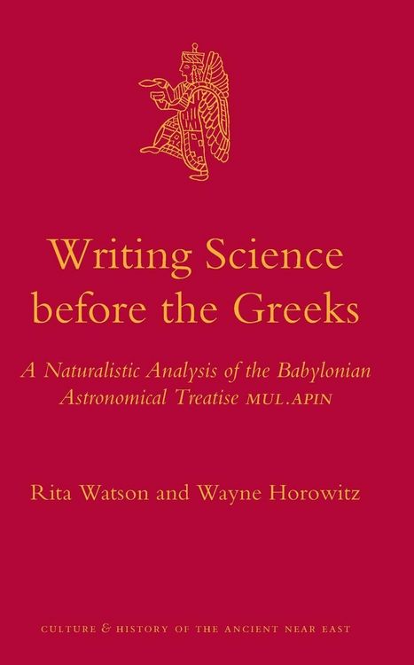 Produktbild: Writing Science Before the Greeks