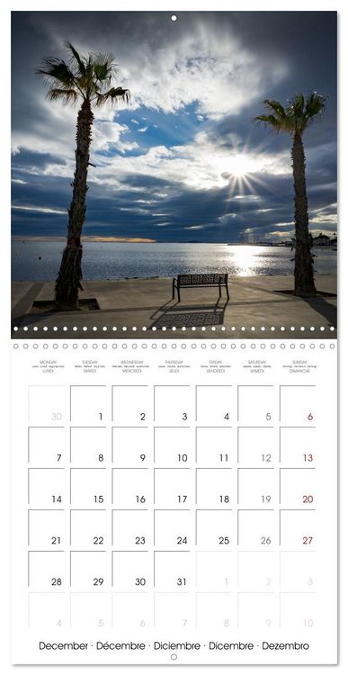 Produktbild: M&eacute;diterran&eacute;e - L'&eacute;tang de Thau (Calendrier mural carr&eacute; 2026 30x30 cm) Calendrier double avec une page pour vos prises de notes