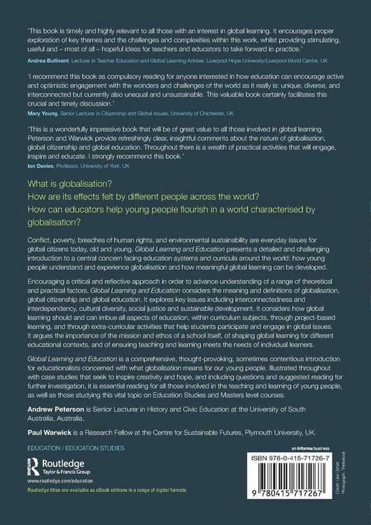 Produktbild: Global Learning and Education