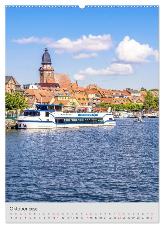 Produktbild: An den gro&szlig;en Seen der Mecklenburgischen Seenplatte (hochwertiger Premium Wandkalender 2026 DIN A2 hoch), Kunstdruck in Hochglanz