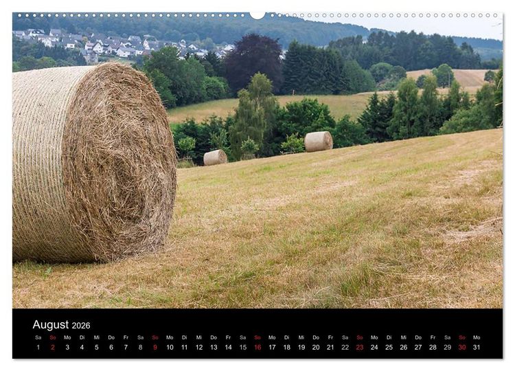 Produktbild: Meine Heimat Westerwald (hochwertiger Premium Wandkalender 2026 DIN A2 quer), Kunstdruck in Hochglanz