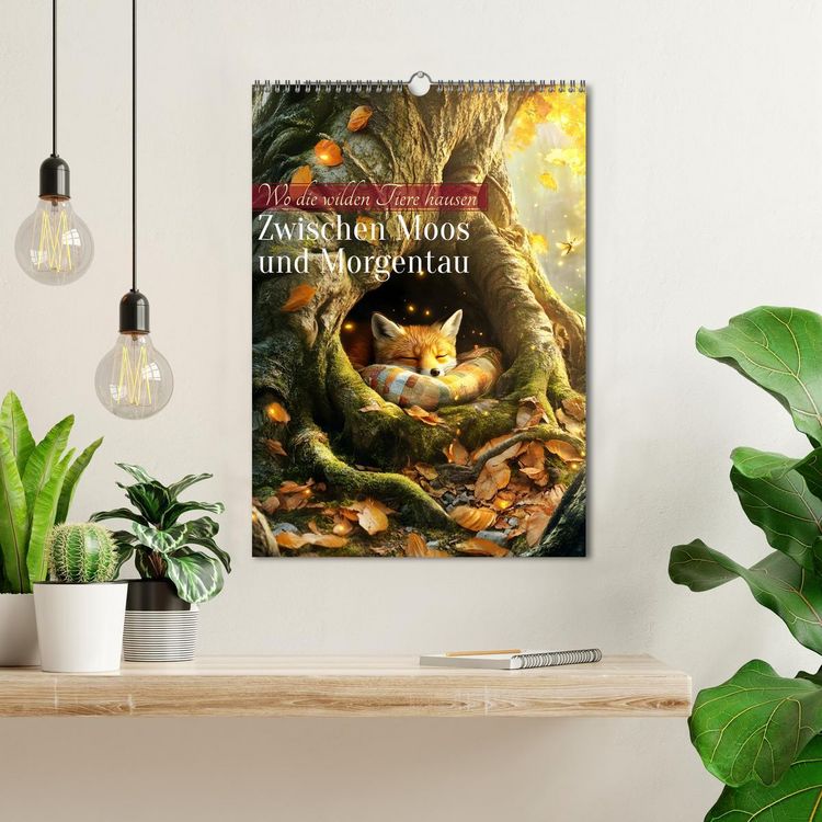 Produktbild: Zwischen Moos und Morgentau (Wandkalender 2026 DIN A3 hoch), CALVENDO Monatskalender