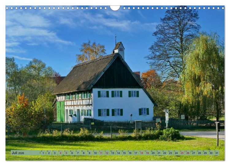 Produktbild: Die Stauden - Malerische Landschaft zwischen Wertach und Mindel (Wandkalender 2026 DIN A3 quer), CALVENDO Monatskalender