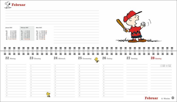 Produktbild: Peanuts Wochenquerplaner 2027