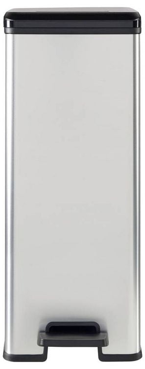 Produktbild: Curver 213298 M&uuml;lleimer 40l (B x H x T) 250 x 610 x 420mm Silber, Schwarz 1St.