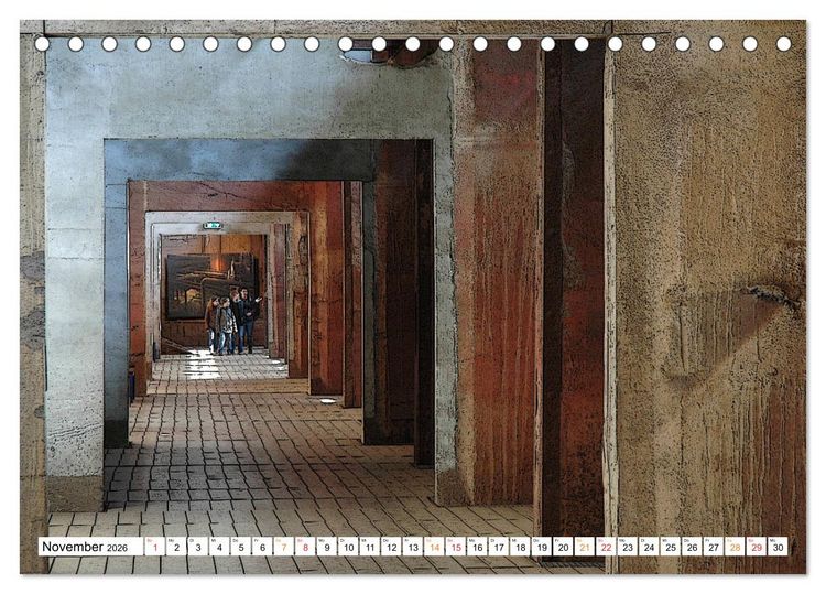 Produktbild: V&ouml;lklinger H&uuml;tte Welterbe seit 1994 (Tischkalender 2026 DIN A5 quer), CALVENDO Monatskalender