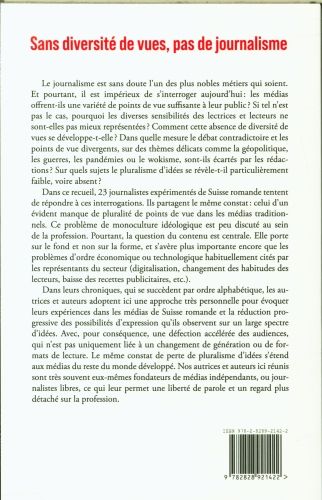 Produktbild: Sans diversit&eacute; de vues, pas de journalisme