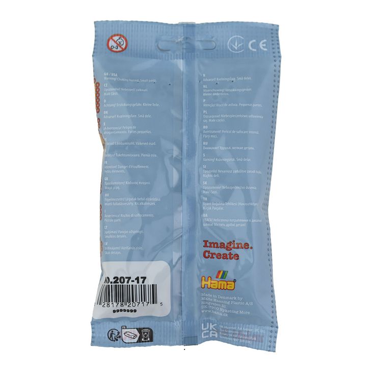 Produktbild: Hama&reg; B&uuml;gelperlen Perlen, grau, 1.000 St&uuml;ck.