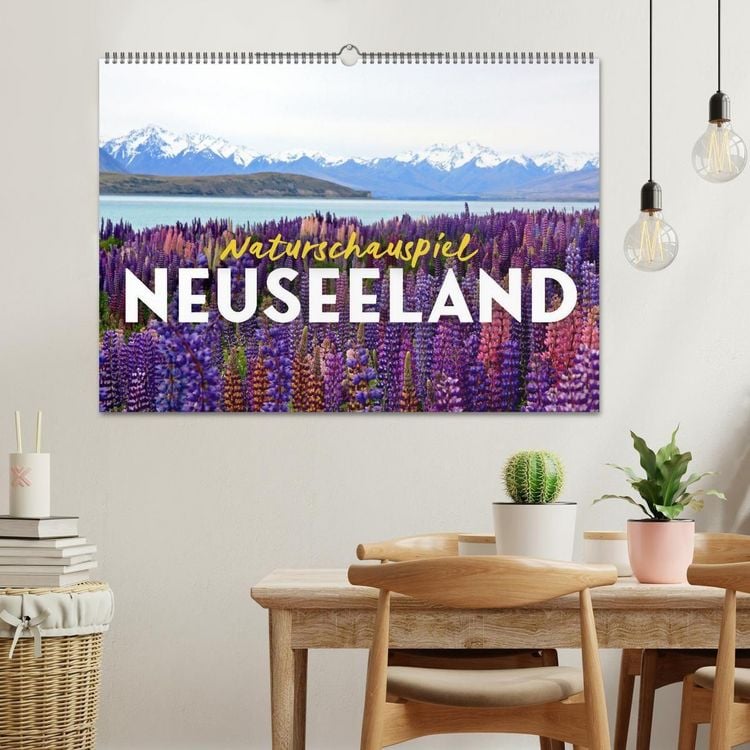 Produktbild: Naturschauspiel Neuseeland (Wandkalender 2027 DIN A2 quer), CALVENDO Monatskalender