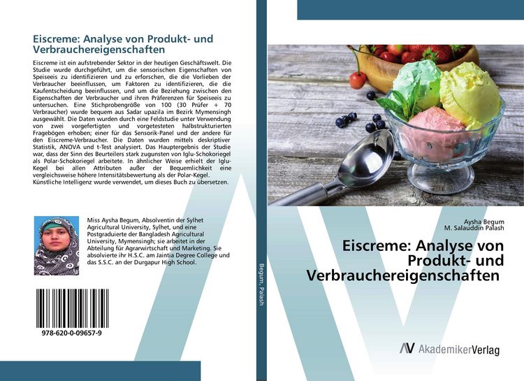 Produktbild: Eiscreme: Analyse von Produkt- und Verbrauchereigenschaften