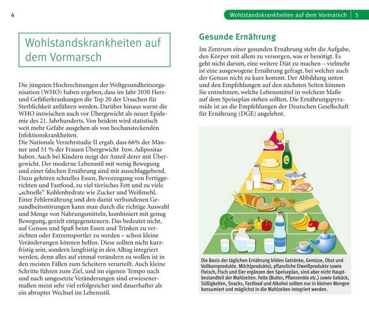 Produktbild: Die richtige Ern&auml;hrung bei