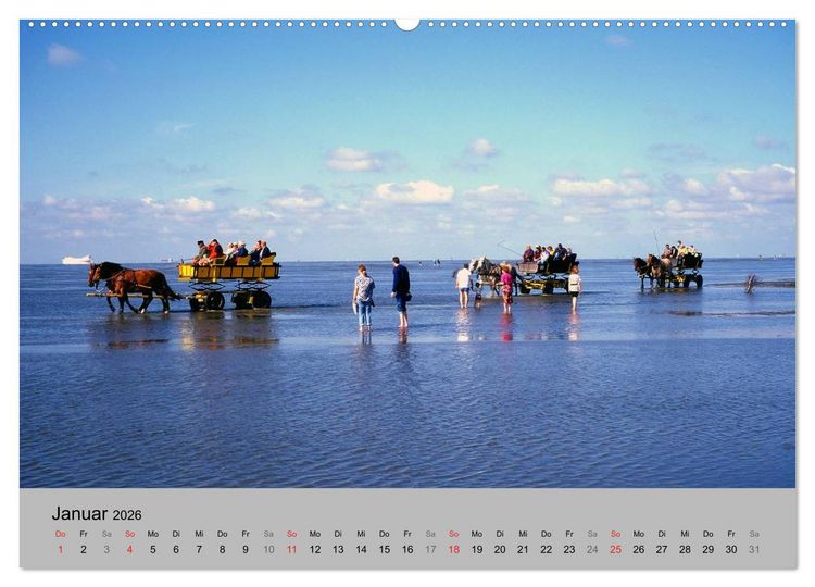 Produktbild: Deutschlands sch&ouml;ner Norden (Wandkalender 2026 DIN A2 quer), CALVENDO Monatskalender