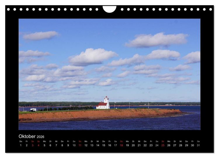 Produktbild: Nova Scotia & Prince Edward Island (Wandkalender 2026 DIN A4 quer), CALVENDO Monatskalender