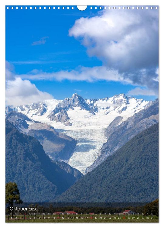 Produktbild: Naturparadies Neuseeland (Wandkalender 2026 DIN A3 hoch), CALVENDO Monatskalender