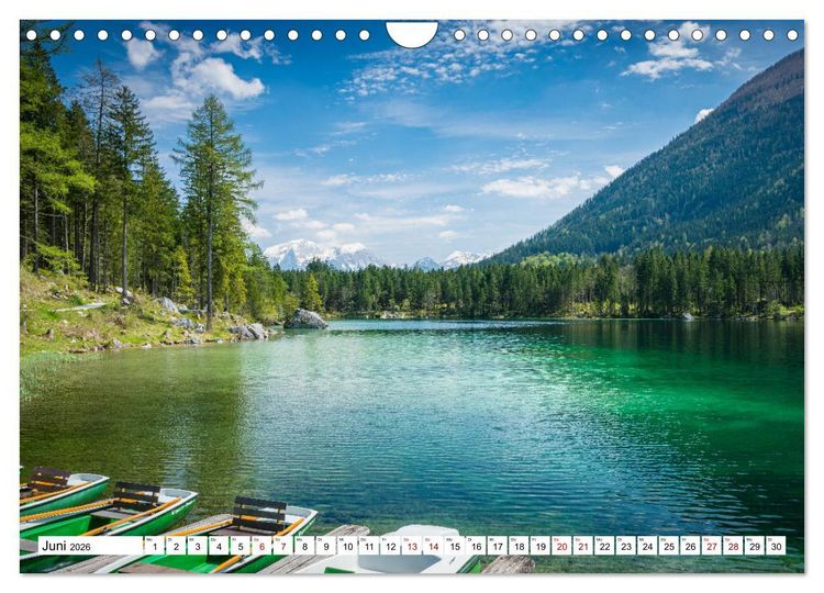 Produktbild: Berchtesgadener Alpen - Landschaften zum Tr&auml;umen (Wandkalender 2026 DIN A4 quer), CALVENDO Monatskalender