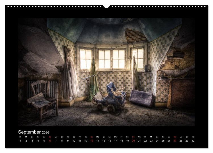 Produktbild: Lost Places - verlassene Orte vergangener Glanz (Wandkalender 2026 DIN A2 quer), CALVENDO Monatskalender