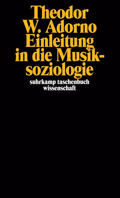 Produktbild: Einleitung in die Musiksoziologie