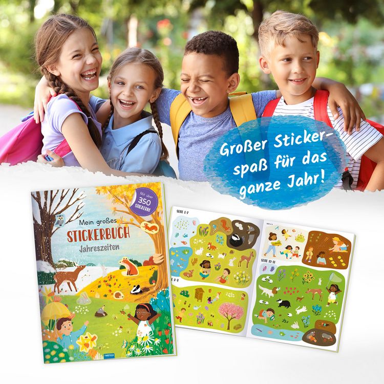 Produktbild: Tr&ouml;tsch Stickerbuch Mein gro&szlig;es Stickerbuch Jahreszeiten