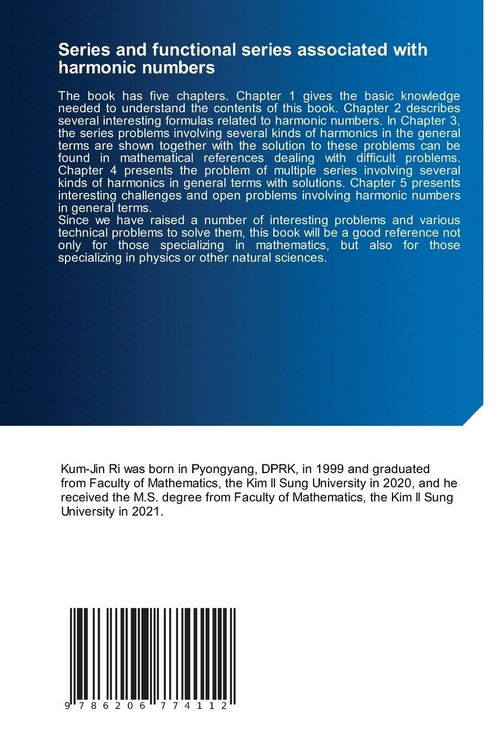 Produktbild: Series and functional series associated with harmonic numbers