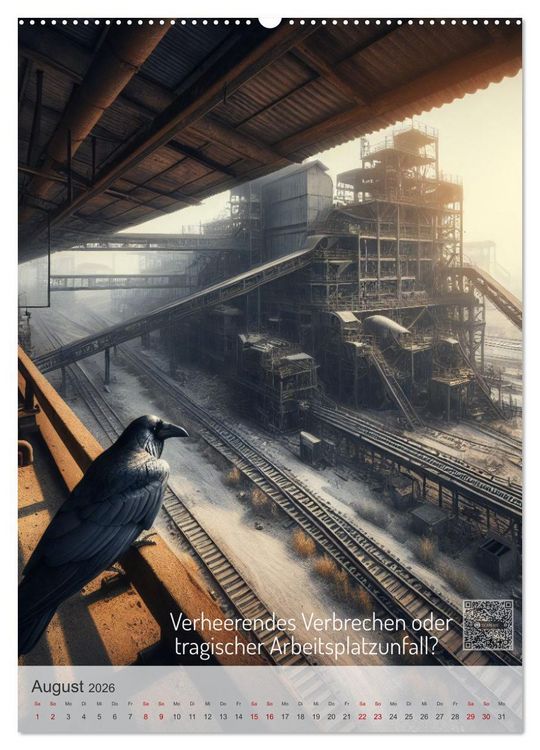 Produktbild: True Crime - Schatten der Vergangenheit (hochwertiger Premium Wandkalender 2026 DIN A2 hoch), Kunstdruck in Hochglanz