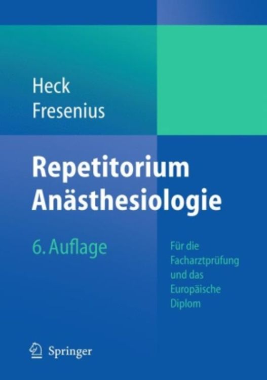 Produktbild: Repetitorium An&auml;sthesiologie