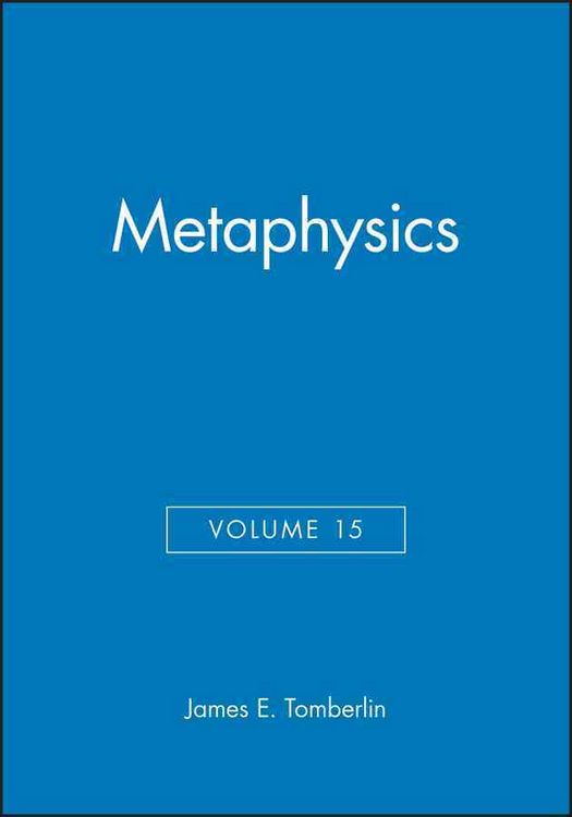 Produktbild: Tomberlin, J: Metaphysics, Volume 15