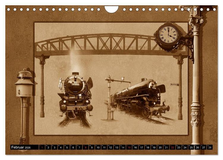 Produktbild: Nostalgie in Sepia (Wandkalender 2026 DIN A4 quer), CALVENDO Monatskalender