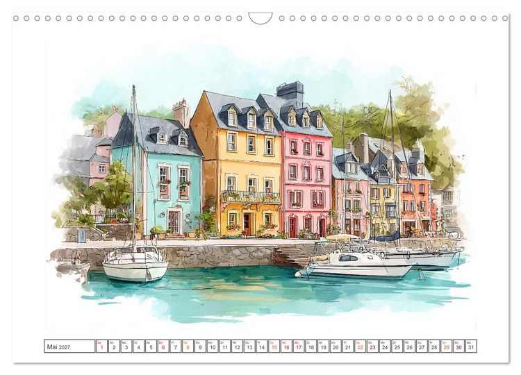 Produktbild: Wo das Meer zuhause ist (Wandkalender 2027 DIN A3 quer), CALVENDO Monatskalender