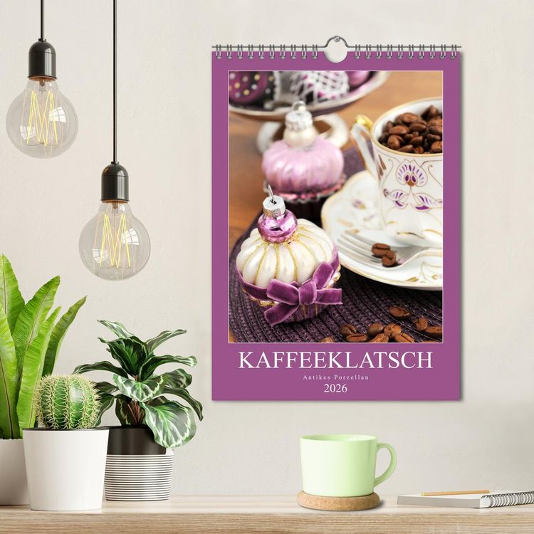 Produktbild: Kaffeeklatsch - Antikes Porzellan (Wandkalender 2026 DIN A4 hoch), CALVENDO Monatskalender